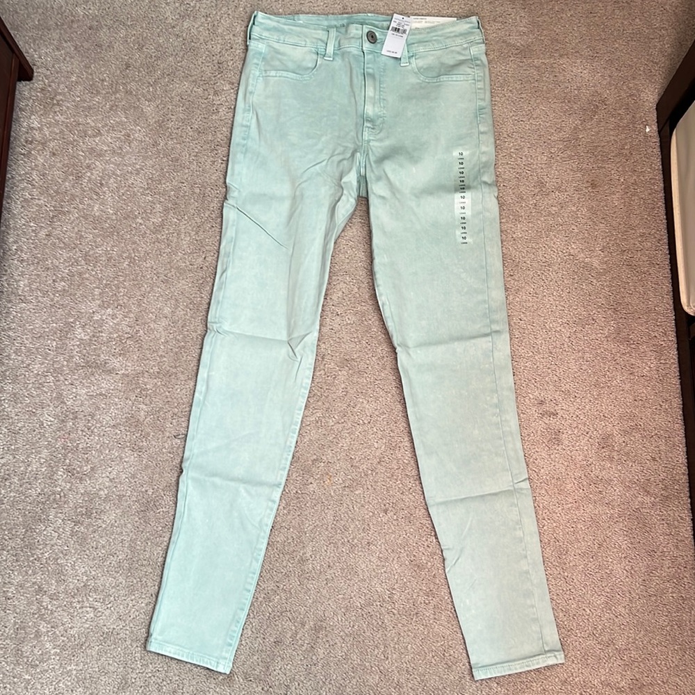 American Eagle High Rise Jegging Size 10L 30W